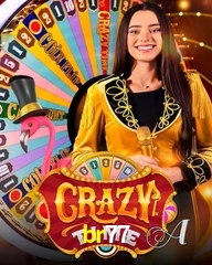 Crazy Time live game no br77 cassino com entretenimento ao vivo para jogadores do Brasil