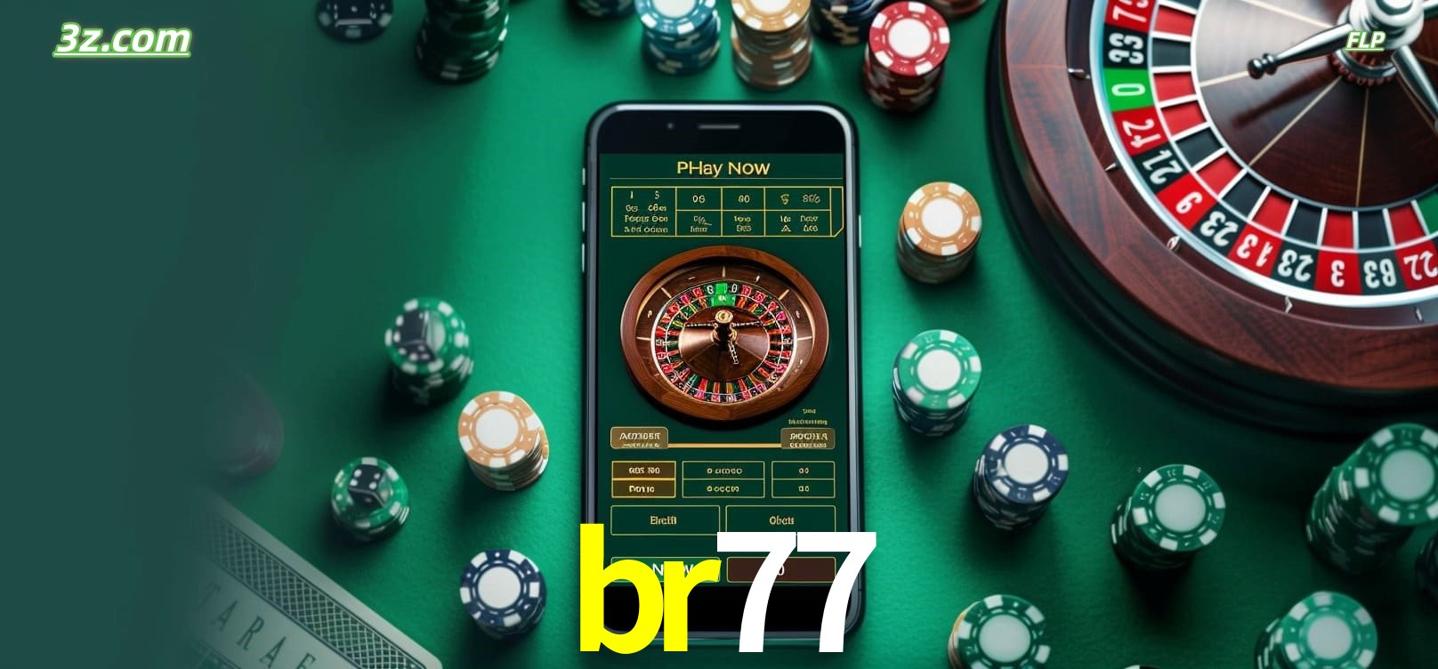 Roleta online no cassino br77 disponível em celular e computador